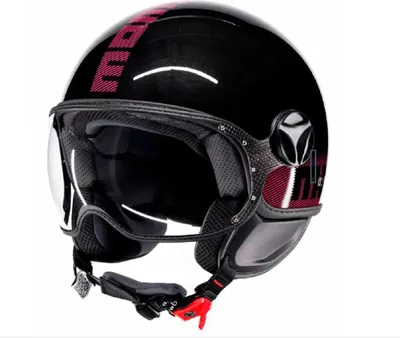 Zdjęcie produktu dla Momo Design Fgtr Classic Ece2206 Kask otwarta czarna L czarna L