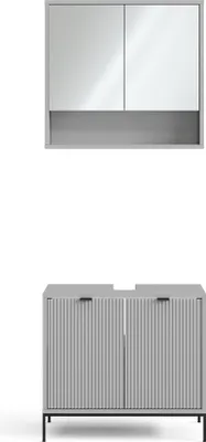 Obrázek produktu pro Koupelnový nábytek Vicco Eliza Šedá 2 díly, Model 40703
