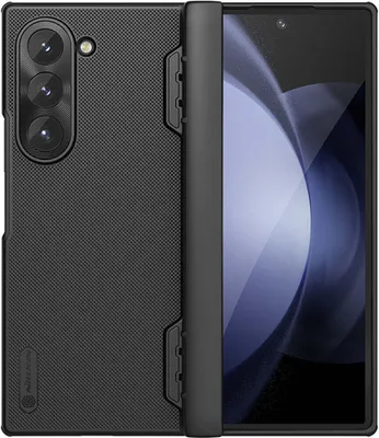 Produktbild von Handyhlle fr Galaxy Z Fold6, Nillkin Super Frosted Shield Fold Magnetic, Schwarz