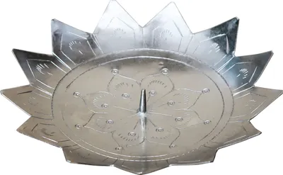 Immagine prodotto di Portacandele orientale in argento Jaini a forma di stella 15cm
