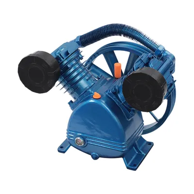 Produktbild von Kompressor Aggregat 2 Zylinder Druckluft Kompressoraggregat V-Typ Kompressor Luftkompressor-Pumpenkopf DFV-0.6/8