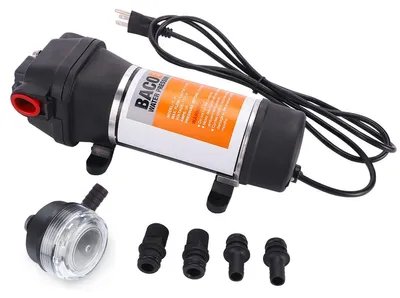 Druckwasserpumpe 40 PSI, 17 L/min, selbstansaugend, Membranpumpe