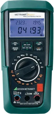 Immagine prodotto di GOSSEN METRAWATT Multimetro portatile digitale METRAHIT Energy DAkkS calibrato CAT III 600 V, CAT IV 300 (M249A)