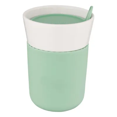 Produktbild von BergHOFF Leo 3950123, Grün, Weiß, Silikon, Porzellan, Silikon, 330 ml, 9 cm