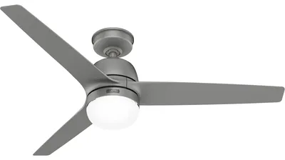 Immagine prodotto di Ventilatore da soffitto per esterno con luce e telecomando Seawave Argento 132 cm