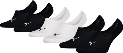 Produktbild von PUMA Uni Füßlinge, 6er Pack - Footie Highcut, ECOM, einfarbig, Logo Schwarz/Weiß 43-46