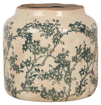Produktbild von Clayre & Eef Blumentopf Ø 15x14 cm Beige Keramik Blumen