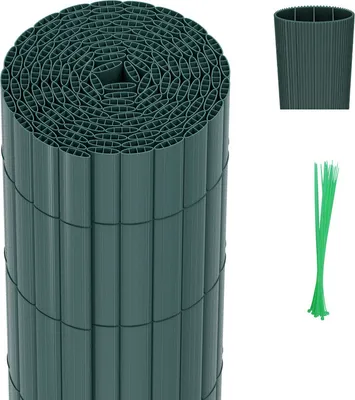 Produktbild von Aopunly PVC Sichtschutzmatte Sichtschutzzaun Balkon Windschutz Sichtschutz für Zaun Grün 120x1000cm