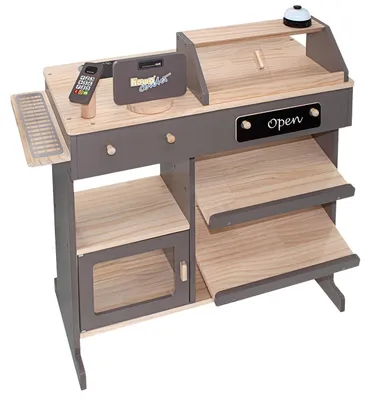 Immagine prodotto di Negozio di giocattoli in legno con cassa e accessori
