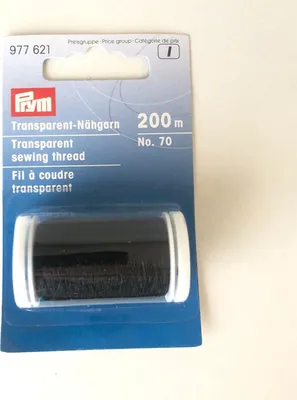 Produktbild von Prym, Transparent - Nähgarn, 200 m Schwarz