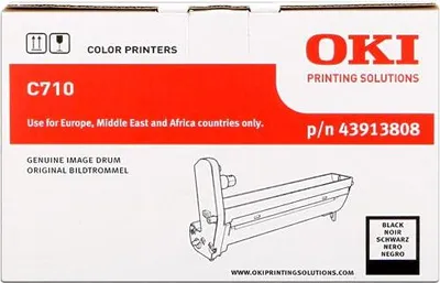 Obrázok produktu pre OKI 43913808, Originál, OKI C710, 20000 strany, Laserová tlač, Čierna, Čierna