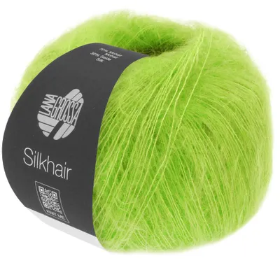 Produktbild von Lana Grossa SILKHAIR 25 g feines Lace-Garn aus Superkid-Mohair und Seide in 64 Farben 210 m Farbe 191 - Frühlingsgrün