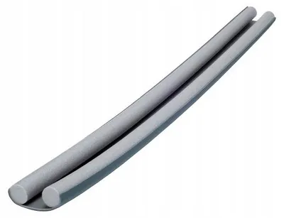 Produktbild von Türdichtung Grauer Schaum Rolle 90x9cm Zuschneidbar