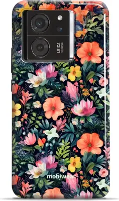Produktbild von Handyhülle für Xiaomi 13T, Mobiwear Elite Pro, Bunt-Blumig
