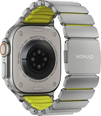 Produktbild von Nomad Stratos Band, Band, Smartwatch, Natürlich/Natur, Apple, Ultra 1-11 and SE, Titan