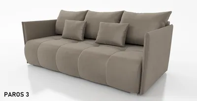 Produktbild von Wohnero24 NESSA Sofa mit Schlaffunktion 191x142 cm – Schlafsofa Beige 3-Sitzer mit Bettkasten