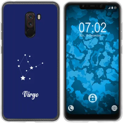 Produktbild von PhoneNatic Case kompatibel mit Xiaomi Pocophone F1 Silikon-Hülle SternzeichenVirgo M2