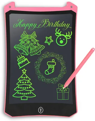 Produktbild von Zeichen- und Schreibtablett mit LCD-Bildschirm, Pink, 8,5 Zoll