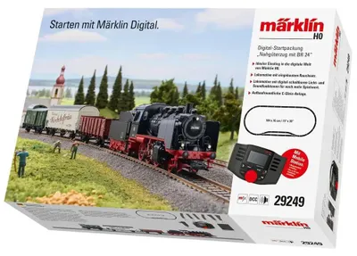 Produktbild von Märklin 29249 - H0 Digital-Startpackung Nahgüterzug mit BR 24