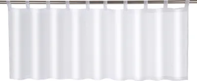 Produktbild von Scheibengardine - Weiß - 140 x 50 cm - Polyester