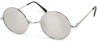 Produktbild von styleBREAKER Uni Sonnenbrille Klein Rund | Retro Hippie Style mit Federscharnier | UV400 Metall Rahmen extra schmal für zierliche Gesichter | Inkl. Etui & Putztuch