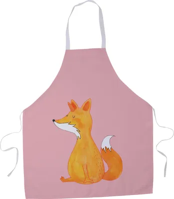 Produktbild von Mr. & Mrs. Panda Schürze Einhorn Wunsch - Rot Pastell - Geschenk, Kochkleidung, Füchse, Küchenzubehör, Fuchs, Küchenschürze, Fuchshörnchen, Einhörner, Kochschürze