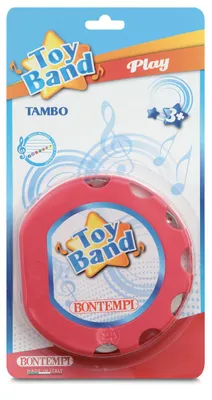 Obrázok produktu pre Bontempi Tamburína s činely 15,5 x 16 x 3 cm