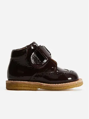 Produktbild von WHEAT Kinderschuhe aus Leder, VELCRO BOWY, EGGPLANT, 20