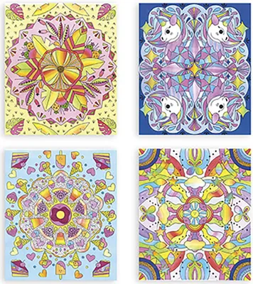Image de Janod Set créatif arc-en-ciel Mandala Set de peinture pour enfants Bricolage