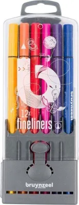Produktbild von Bruynzeel Fineliner 12 Fineliner 12 Stck