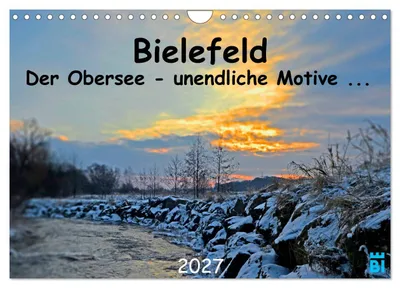 Produktbild von Bielefeld - Der Obersee - unendliche Motive... (Wandkalender 2027 DIN A4 quer), CALVENDO Monatskalender