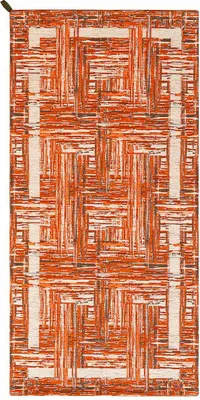 Immagine prodotto di Tappeto Velour antiscivolo BANGKOK 55X240 cm ORANGE | GalleriaFarah1970