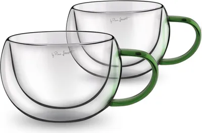 Image de Lamart termosklenice LT9112 VASO Set Cappuccino 270 ml 2 ks zelený