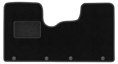 Image de Tapis avant en moquette pour Nissan NV300 2016- (utilitaire) – 2 pièces, noirs, sur mesure – Wielganizator LUX