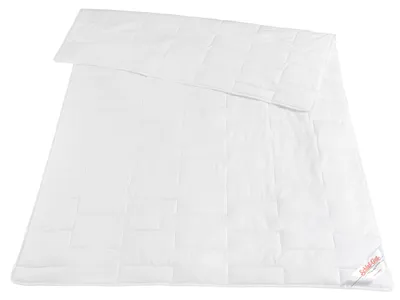Produktbild von fan Microfaser Steppbett Utah Schlaf-Gut  100% Baumwolle waschbar pflegeleicht hochwertig strapazierfähig hautfreundlich 135x200 cm Weiß
