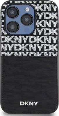 Produktbild von DKNY, Schutzhlle Apple iPhone 15 Pro Max mit Kartenfach, Schwarz