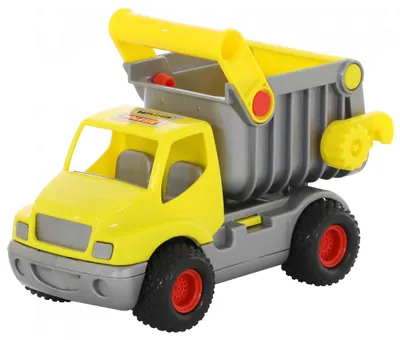 Produktbild von WADER ConsTruck Kipper Muldenkipper Lastwagen LKW Baustelle gelb/silber