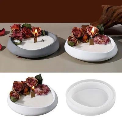 Obrázok produktu pre Unyqoos® Silikónová forma (nepravidelného tvaru) – bez BPA, odolná voči teplu až do 230°C, organický dizajn vhodná pre epoxidovú živicu, betón a kreatívne servírovacie misy a misky na ovocie