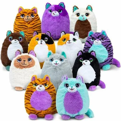 Image de BIZAK Mimimiau Pull and Wow Surprise Kittens, 12 chats différents à collectionner. Lorsque vous tirez sur la queue, elle devient super grosse BIZAK