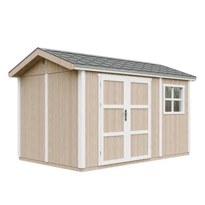 Obrázek produktu pro Kvalitní zahradní přístřešek 8,68 m² - V252x250x412 cm - Timbela M914A-TERRA BROWN