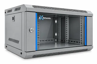 Produktbild von AX Networks 19" 4U Netzwerkschrank Rackschrank 600 × 450 mm Grau
