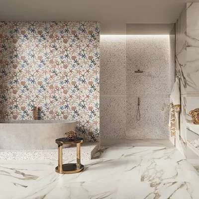 Immagine prodotto di CASA39 Gres porcellanato effetto carta da parati Bianco 60x120 cm Versace Icons