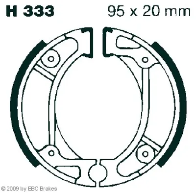 Produktbild von EBC Brakes Bremsbackensatz