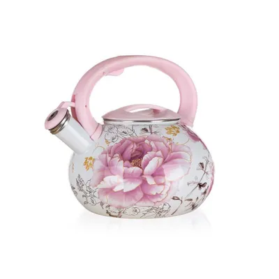 Obrázok produktu pre BANQUET Kanvica smaltovaná pískacia MAGNOLIA 3 l
