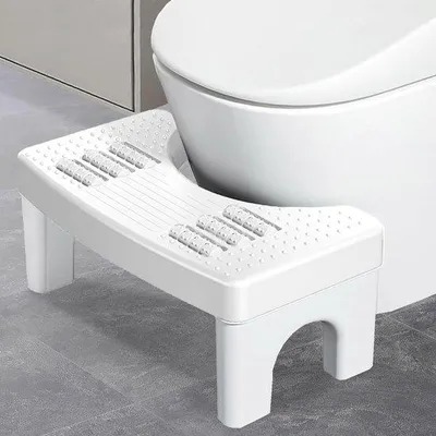 Imagen del producto de Silla de masaje de plástico, 40 x 21 x 17 cm, color blanco
