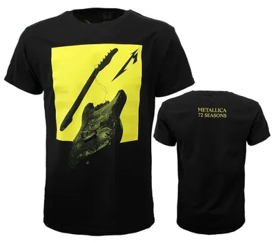 Zdjęcie produktu dla Koszulka Metallica 72 Season Broken Burnt Guitar – oficjalny gadżet – rozmiar XXL