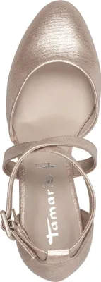 Produktbild von Tamaris Damen Pumps gekreuzte Riemchen Blockabsatz weiches Fußbett 1-24415-44, Größe:39 EU, Farbe:Rosa