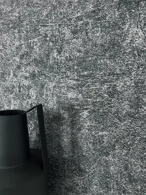 Produktbild von NEWROOM Tapete Jabril Metallic Schwarz Vliestapete - Modern Unifarbe Struktur Germany