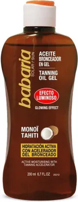 Produktbild von Babaria Tanning Oil Gel Glowing Effect 200ml