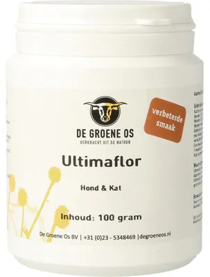 Productafbeelding van De Groene Os Ultimaflor Hond/Kat (100 gr)